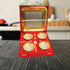 Brass 3 Pcs Decoratice Bowl Set With Velvet Box 1.36kg